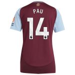 aston villa adidas home shirt 2024-25 – womens with pau 14 printing Collection | Aston Villa Jerseys for True Fans