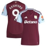 aston villa adidas home shirt 2024-25 – womens with rashford 9 printing Collection | Aston Villa Jerseys for True Fans