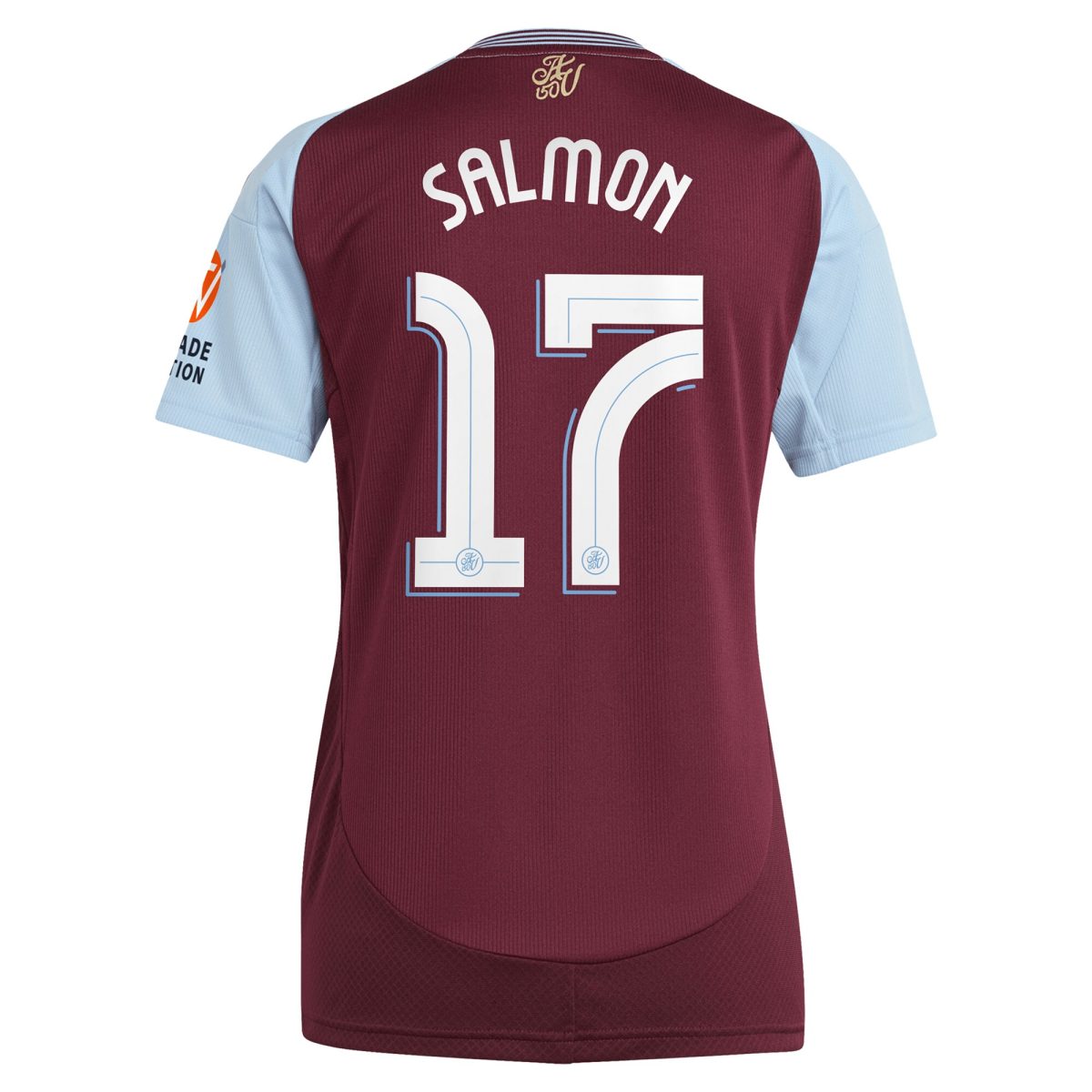 aston villa adidas home shirt 2024-25 – womens with salmon 17 cup printing Collection | Aston Villa Jerseys for True Fans