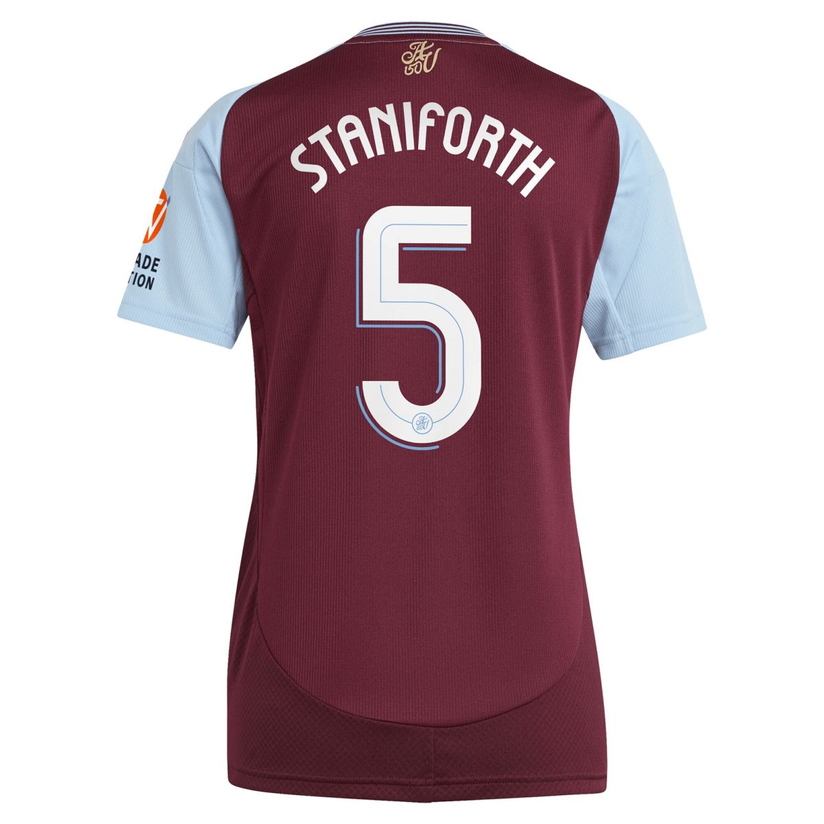 aston villa adidas home shirt 2024-25 – womens with staniforth 5 cup printing Collection | Aston Villa Jerseys for True Fans