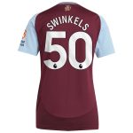 aston villa adidas home shirt 2024-25 – womens with swinkels 50 printing Collection | Aston Villa Jerseys for True Fans