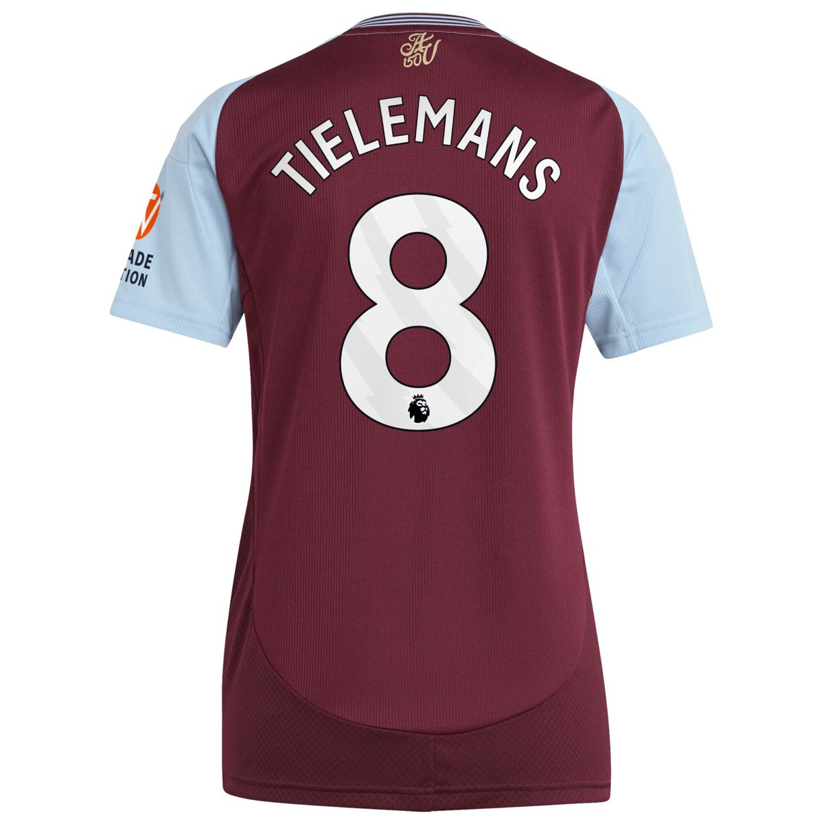 aston villa adidas home shirt 2024-25 – womens with tielemans 8 printing Collection | Aston Villa Jerseys for True Fans