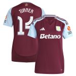 aston villa adidas home shirt 2024-25 – womens with turner 14 cup printing Collection | Aston Villa Jerseys for True Fans