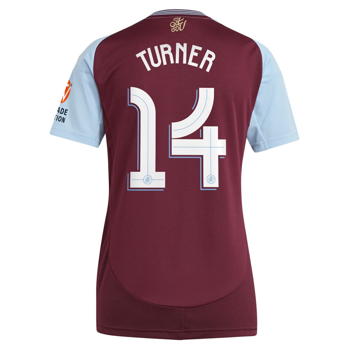 aston villa adidas home shirt 2024-25 – womens with turner 14 cup printing Collection | Aston Villa Jerseys for True Fans