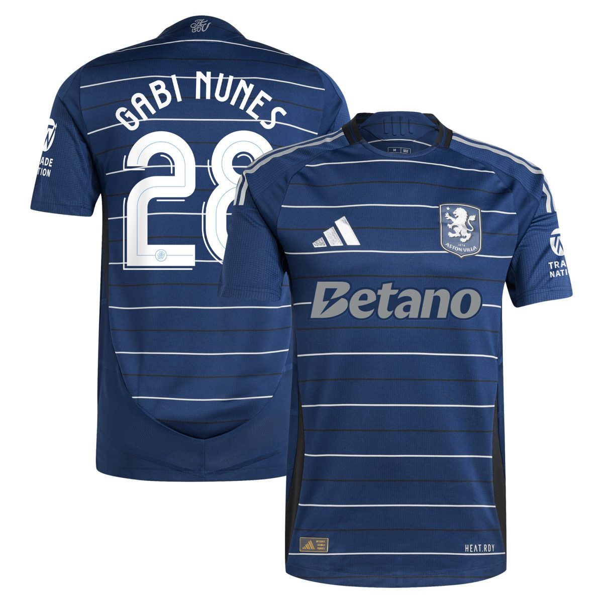 aston villa adidas third authentic shirt 2024-25 with gabi nunes 28 cup printing Collection | Aston Villa Jerseys for True Fans