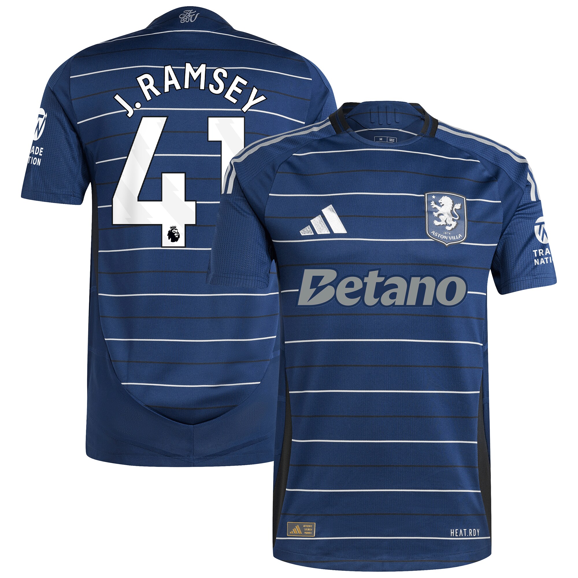 aston villa adidas third authentic shirt 2024-25 with j. ramsey 41 printing Collection | Aston Villa Jerseys for True Fans