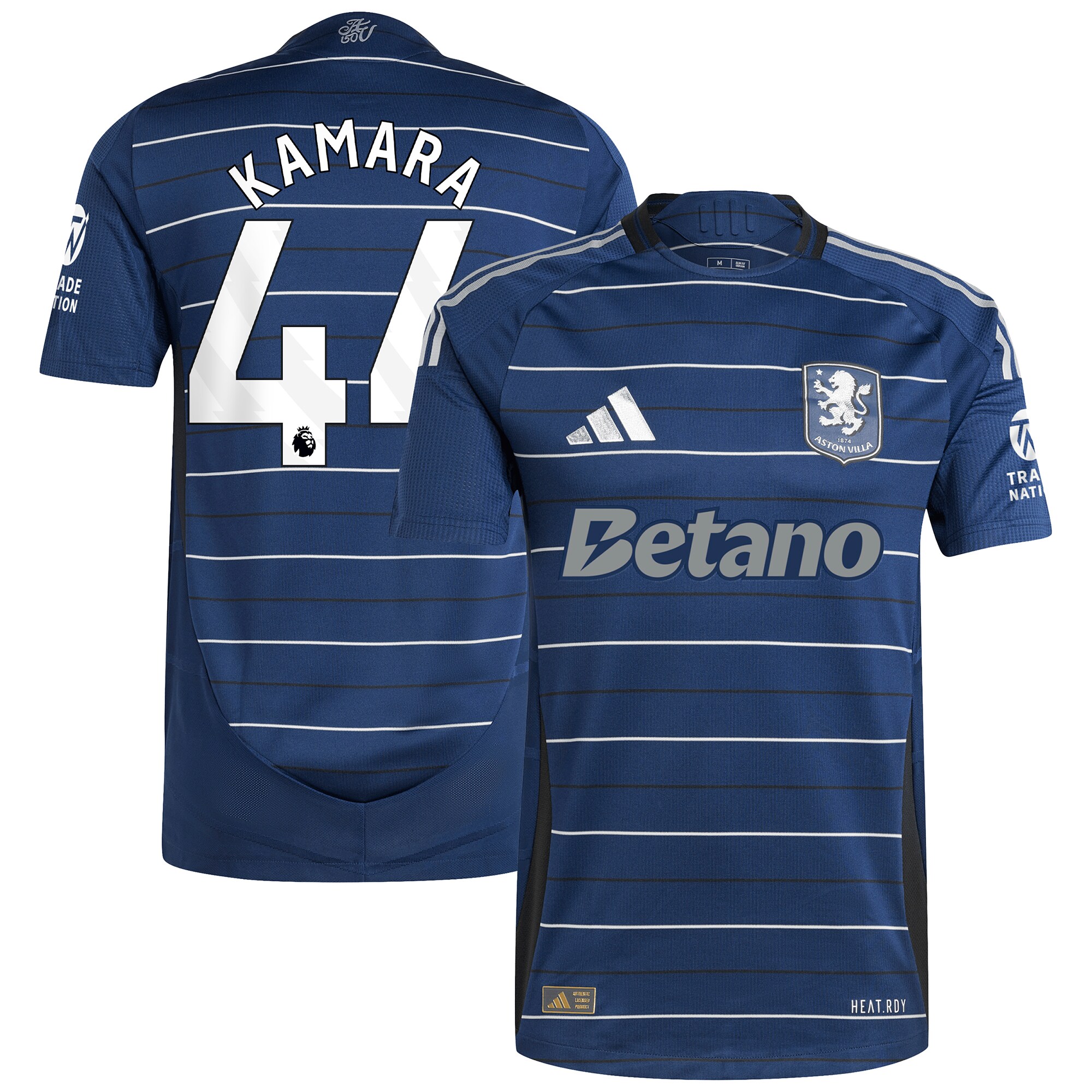 aston villa adidas third authentic shirt 2024-25 with kamara 44 printing Collection | Aston Villa Jerseys for True Fans