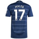 aston villa adidas third authentic shirt 2024-25 with malen 17 printing Collection | Aston Villa Jerseys for True Fans