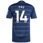 aston villa adidas third authentic shirt 2024-25 with pau 14 printing Collection | Aston Villa Jerseys for True Fans