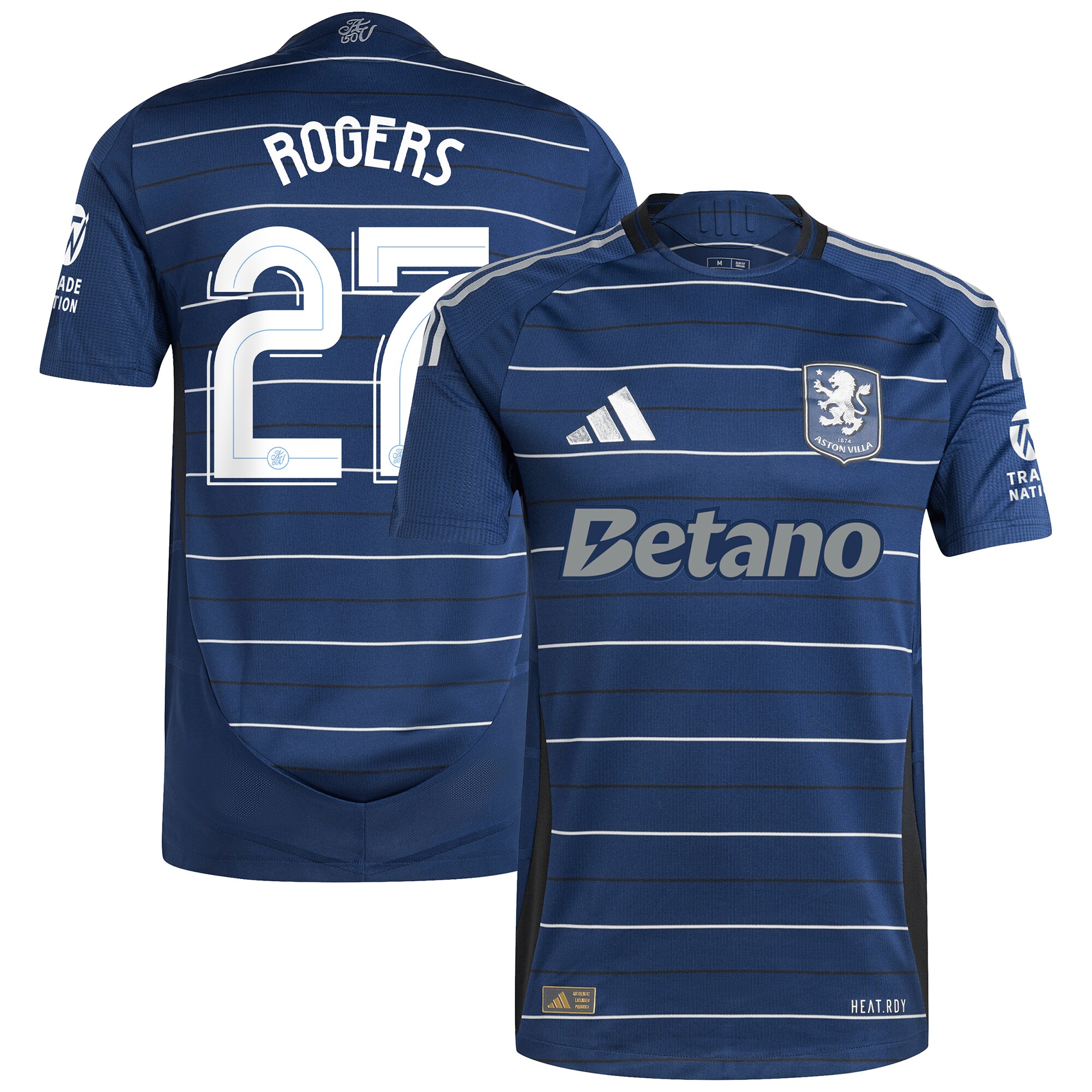 aston villa adidas third authentic shirt 2024-25 with rogers 27 cup printing Collection | Aston Villa Jerseys for True Fans