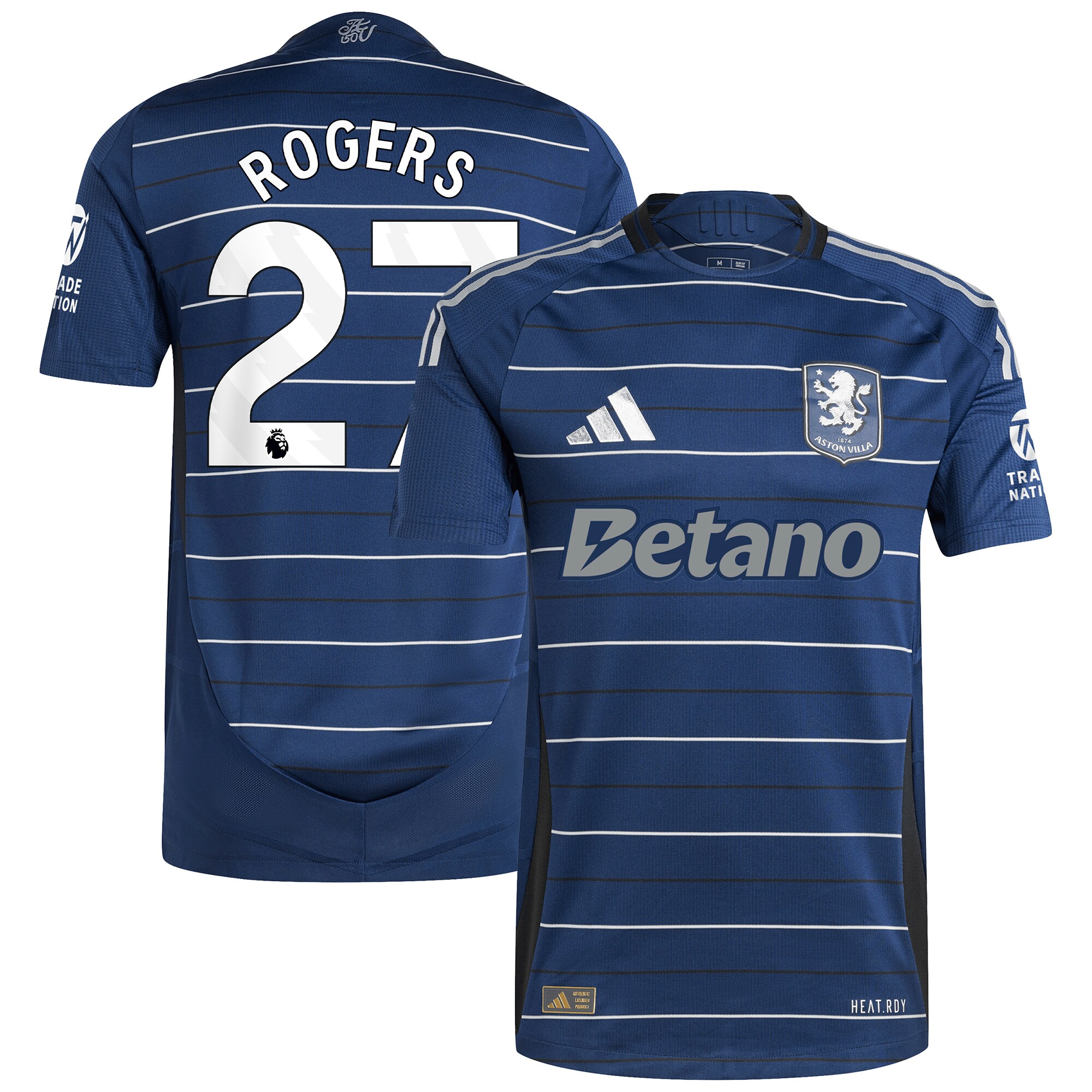 aston villa adidas third authentic shirt 2024-25 with rogers 27 printing Collection | Aston Villa Jerseys for True Fans