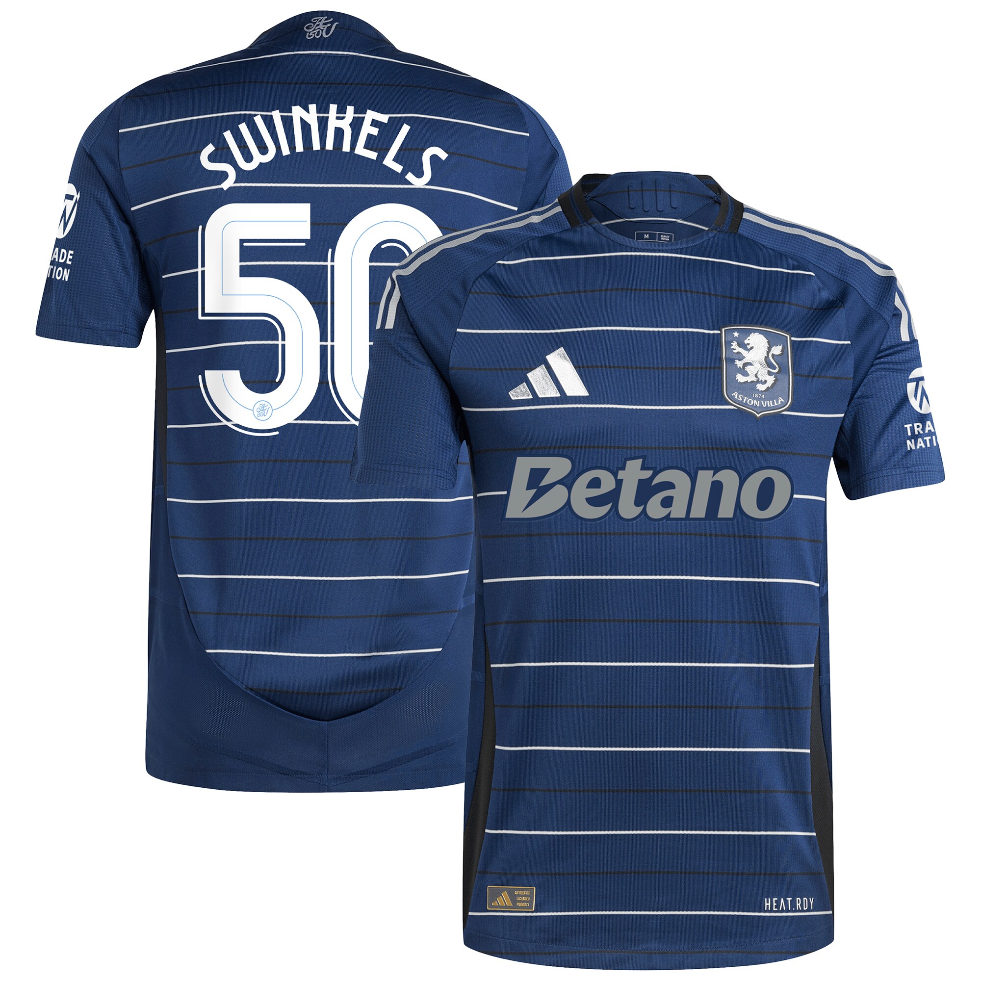 aston villa adidas third authentic shirt 2024-25 with swinkels 50 cup printing Collection | Aston Villa Jerseys for True Fans