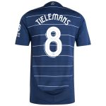 aston villa adidas third authentic shirt 2024-25 with tielemans 8 cup printing Collection | Aston Villa Jerseys for True Fans