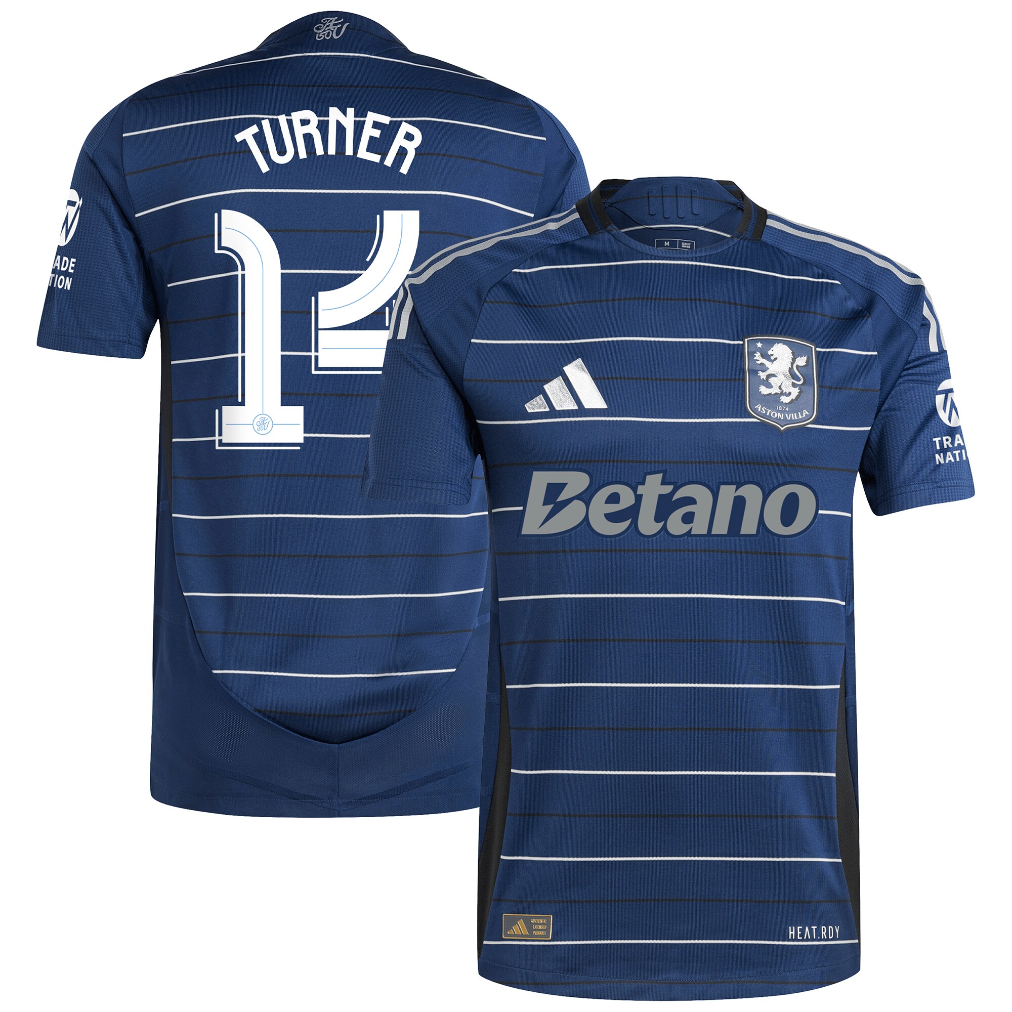 aston villa adidas third authentic shirt 2024-25 with turner 14 cup printing Collection | Aston Villa Jerseys for True Fans