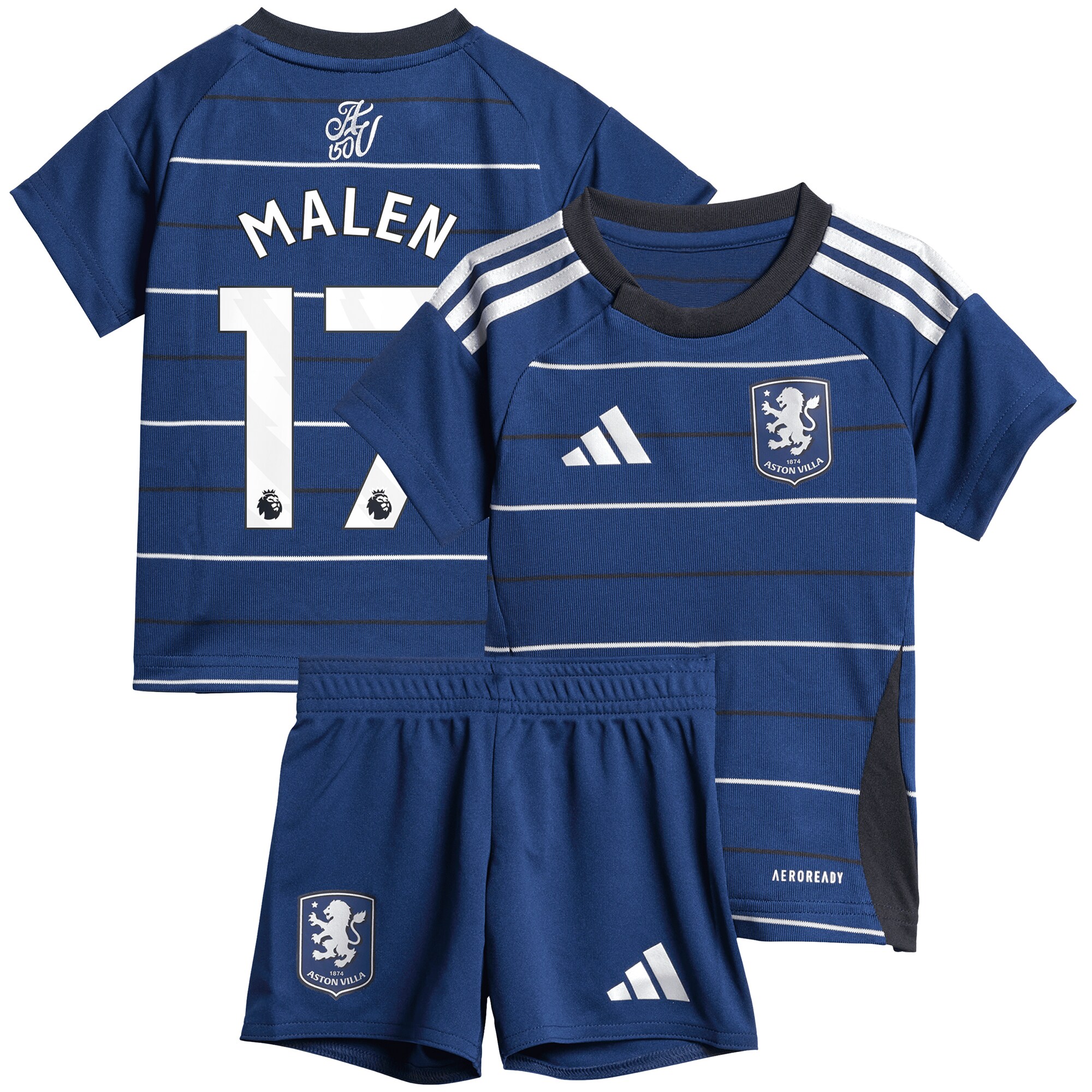 aston villa adidas third baby kit 2024-25 with malen 17 printing Collection | Aston Villa Jerseys for True Fans