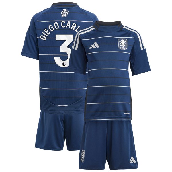 aston villa adidas third minikit 2024-25 with diego carlos 3 printing Collection | Aston Villa Jerseys for True Fans