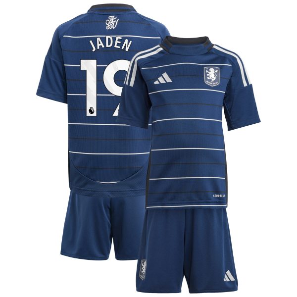 aston villa adidas third minikit 2024-25 with jaden 19 printing Collection | Aston Villa Jerseys for True Fans