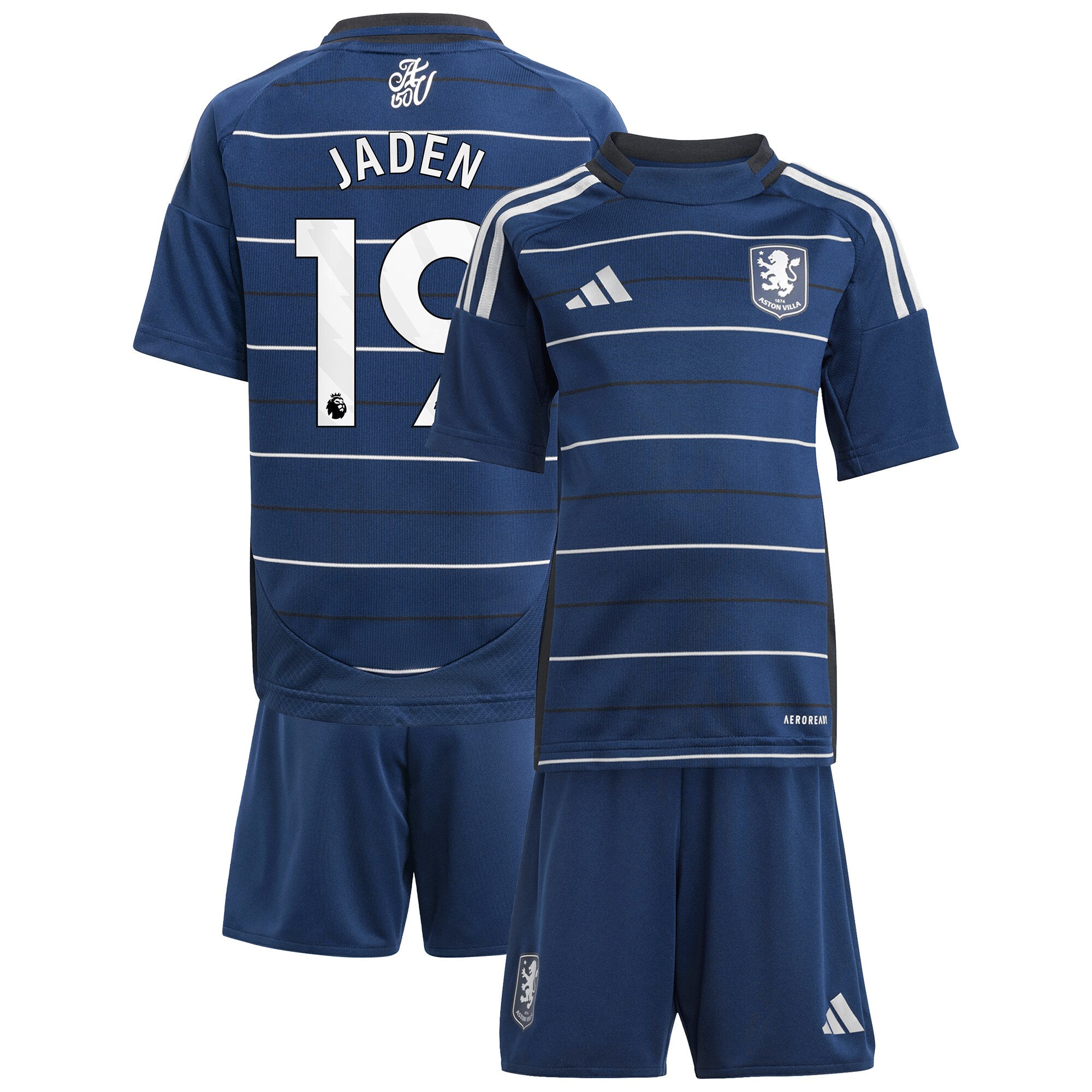 aston villa adidas third minikit 2024-25 with jaden 19 printing Collection | Aston Villa Jerseys for True Fans