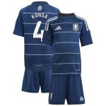 aston villa adidas third minikit 2024-25 with konsa 4 printing Collection | Aston Villa Jerseys for True Fans