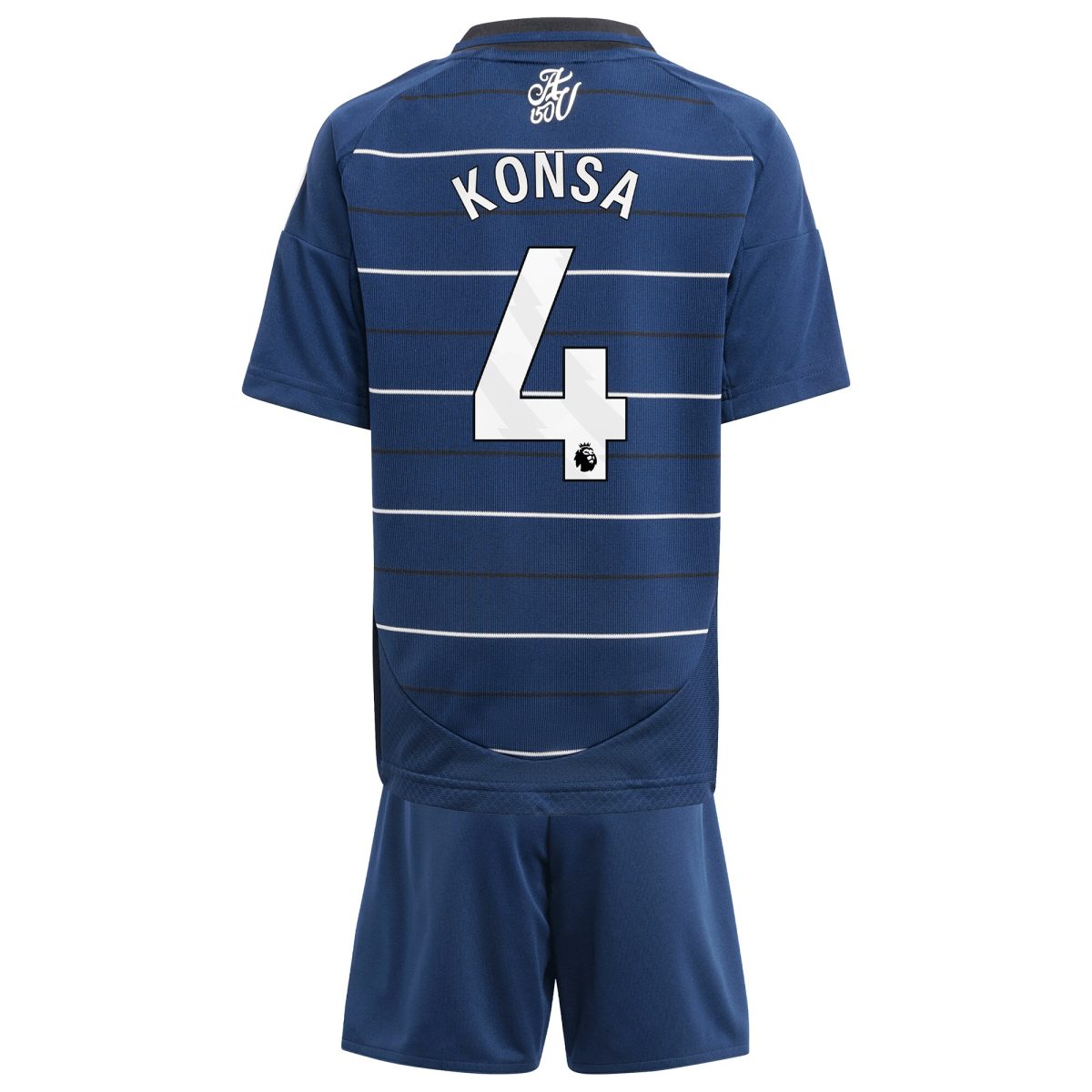 aston villa adidas third minikit 2024-25 with konsa 4 printing Collection | Aston Villa Jerseys for True Fans
