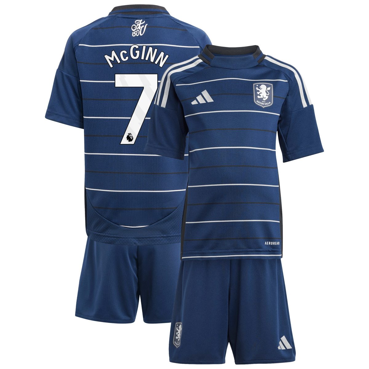 aston villa adidas third minikit 2024-25 with mcginn 7 printing Collection | Aston Villa Jerseys for True Fans