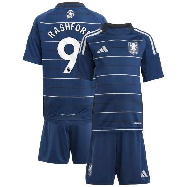 aston villa adidas third minikit 2024-25 with rashford 9 printing Collection | Aston Villa Jerseys for True Fans