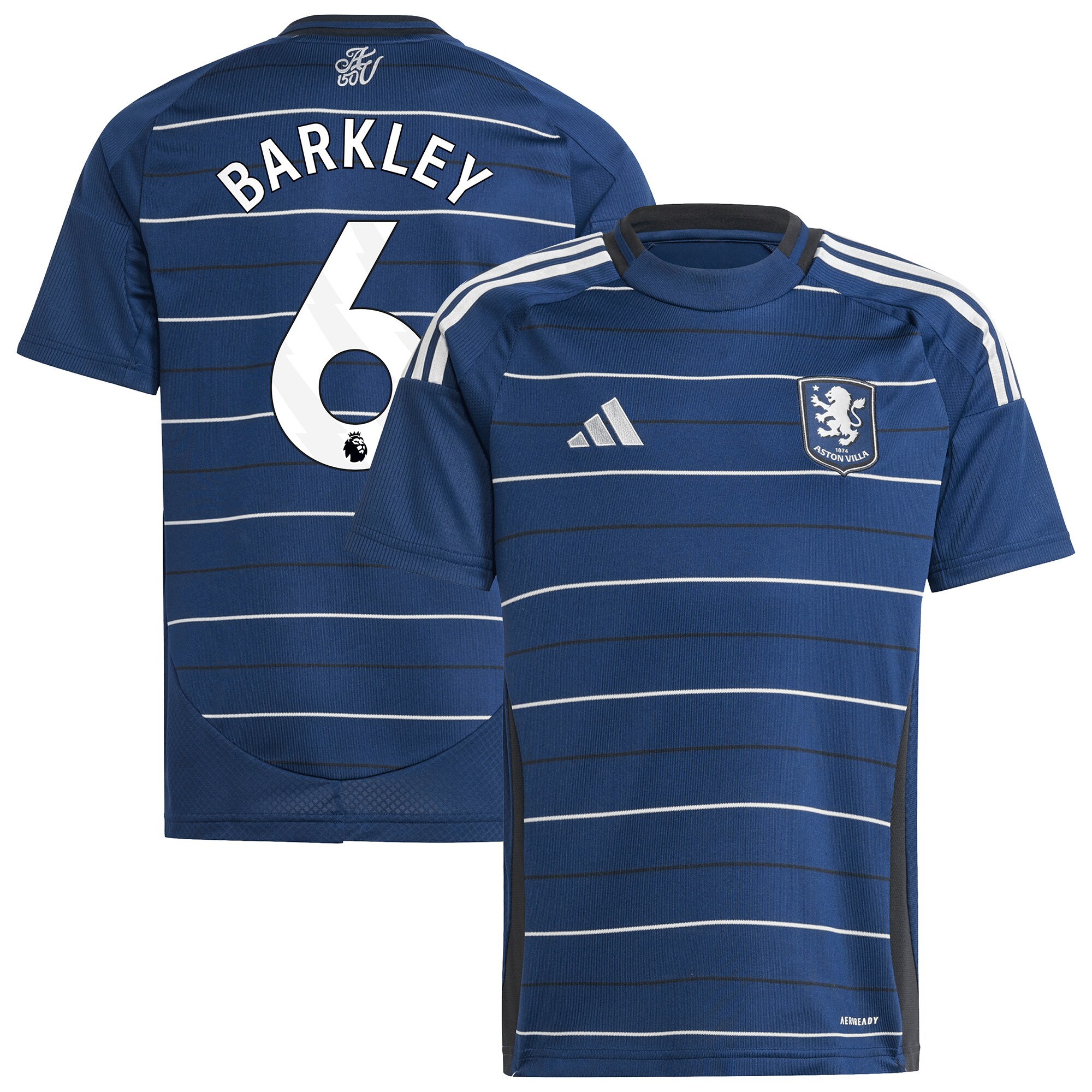 aston villa adidas third shirt 2024-25 – kids with barkley 6 printing Collection | Aston Villa Jerseys for True Fans