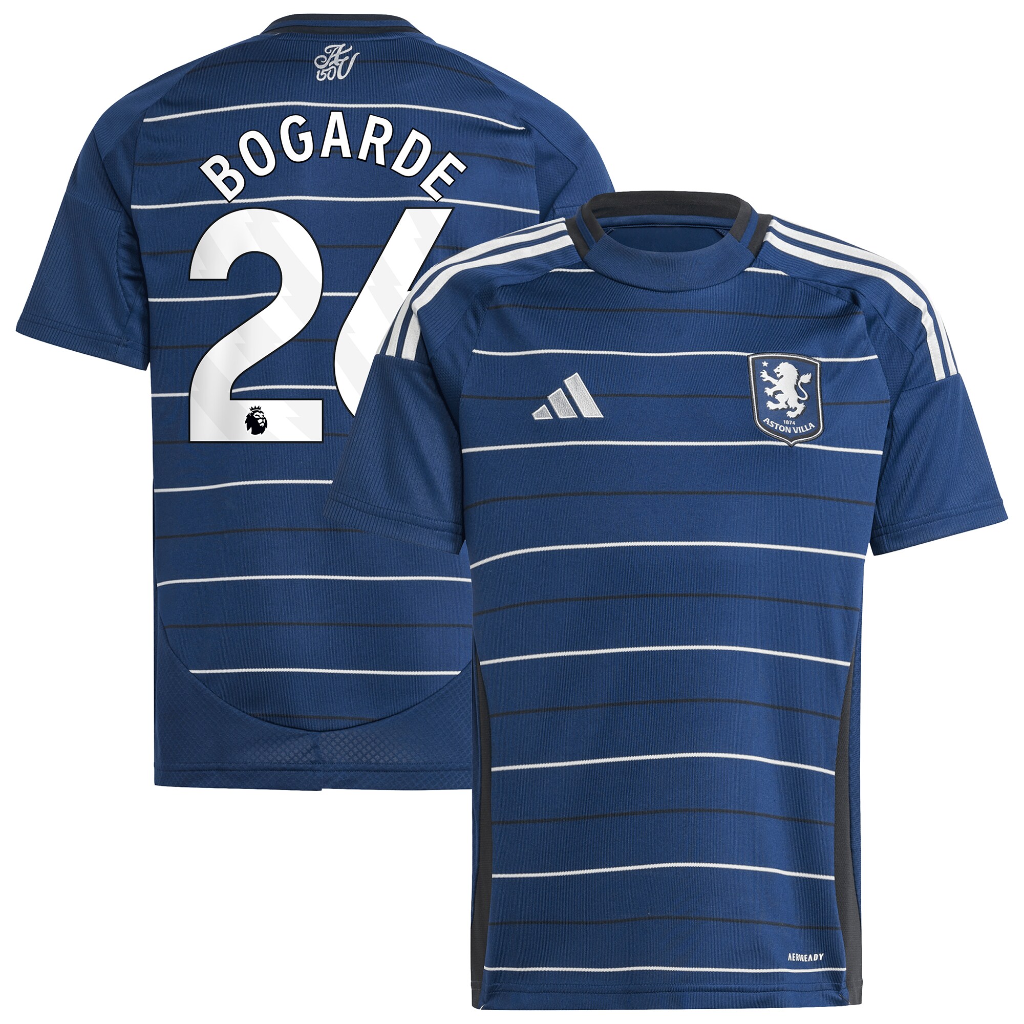 aston villa adidas third shirt 2024-25 – kids with bogarde 26 printing Collection | Aston Villa Jerseys for True Fans