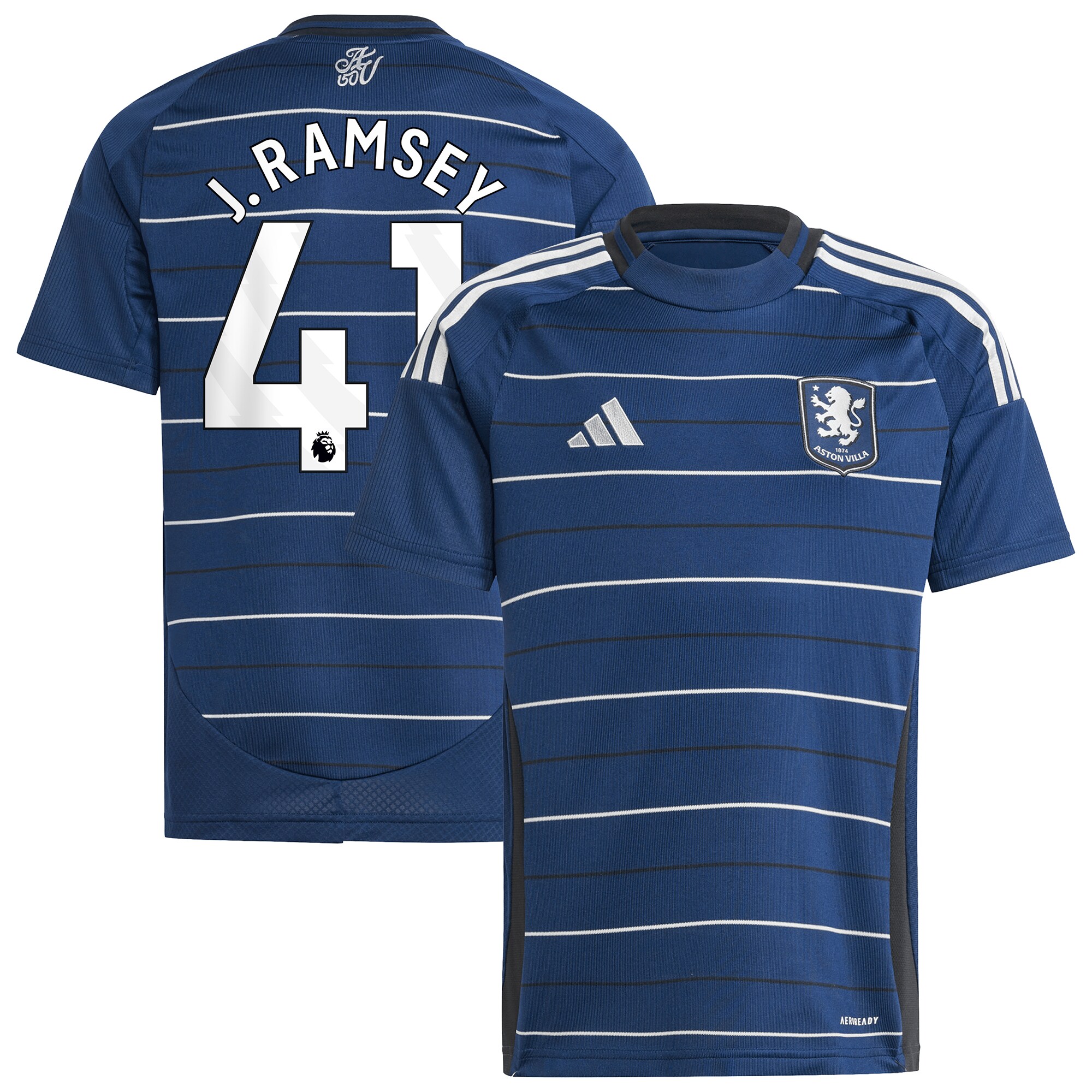 aston villa adidas third shirt 2024-25 – kids with j. ramsey 41 printing Collection | Aston Villa Jerseys for True Fans