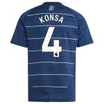 aston villa adidas third shirt 2024-25 – kids with konsa 4 printing Collection | Aston Villa Jerseys for True Fans