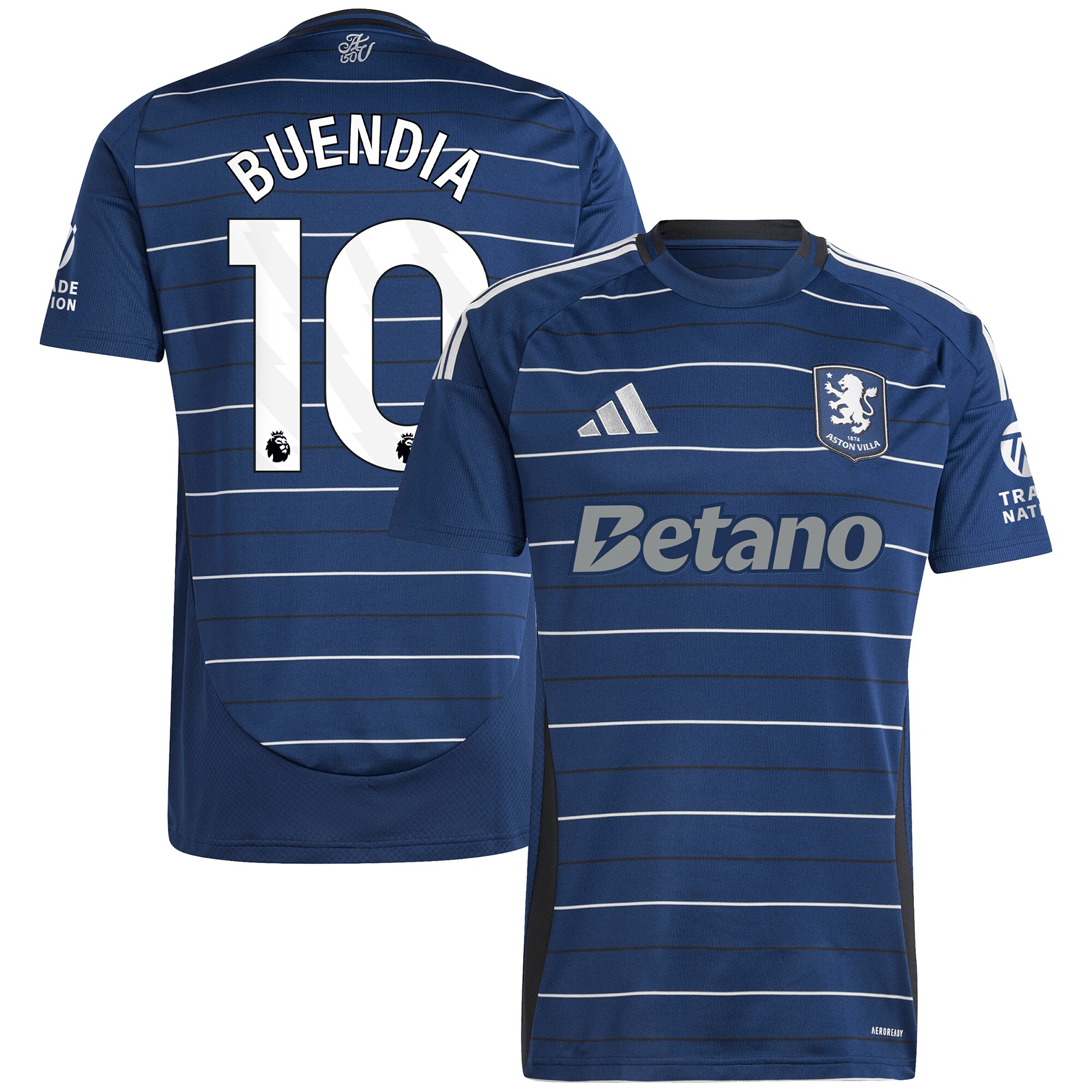 aston villa adidas third shirt 2024-25 with buendia 10 printing Collection | Aston Villa Jerseys for True Fans