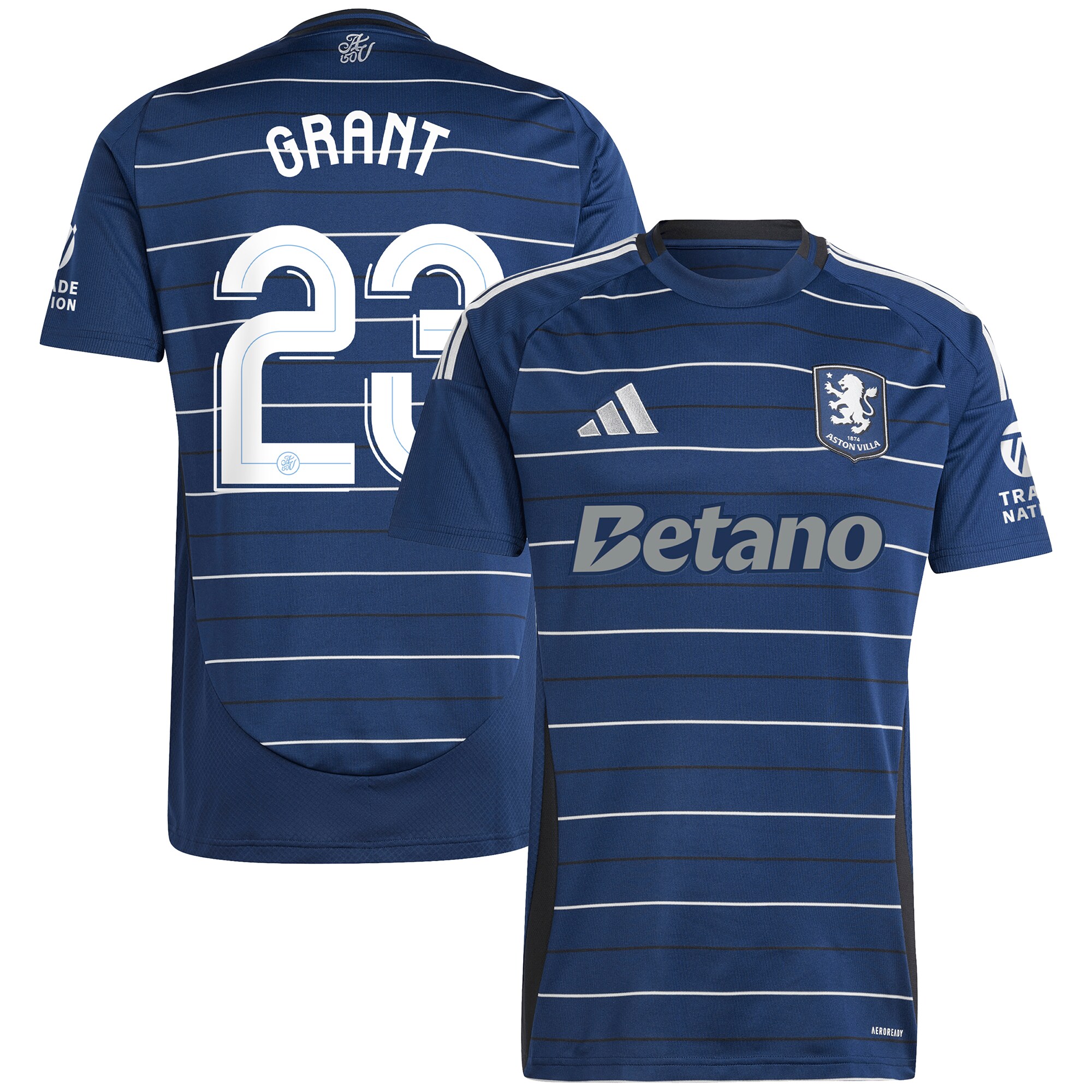 aston villa adidas third shirt 2024-25 with grant 23 cup printing Collection | Aston Villa Jerseys for True Fans