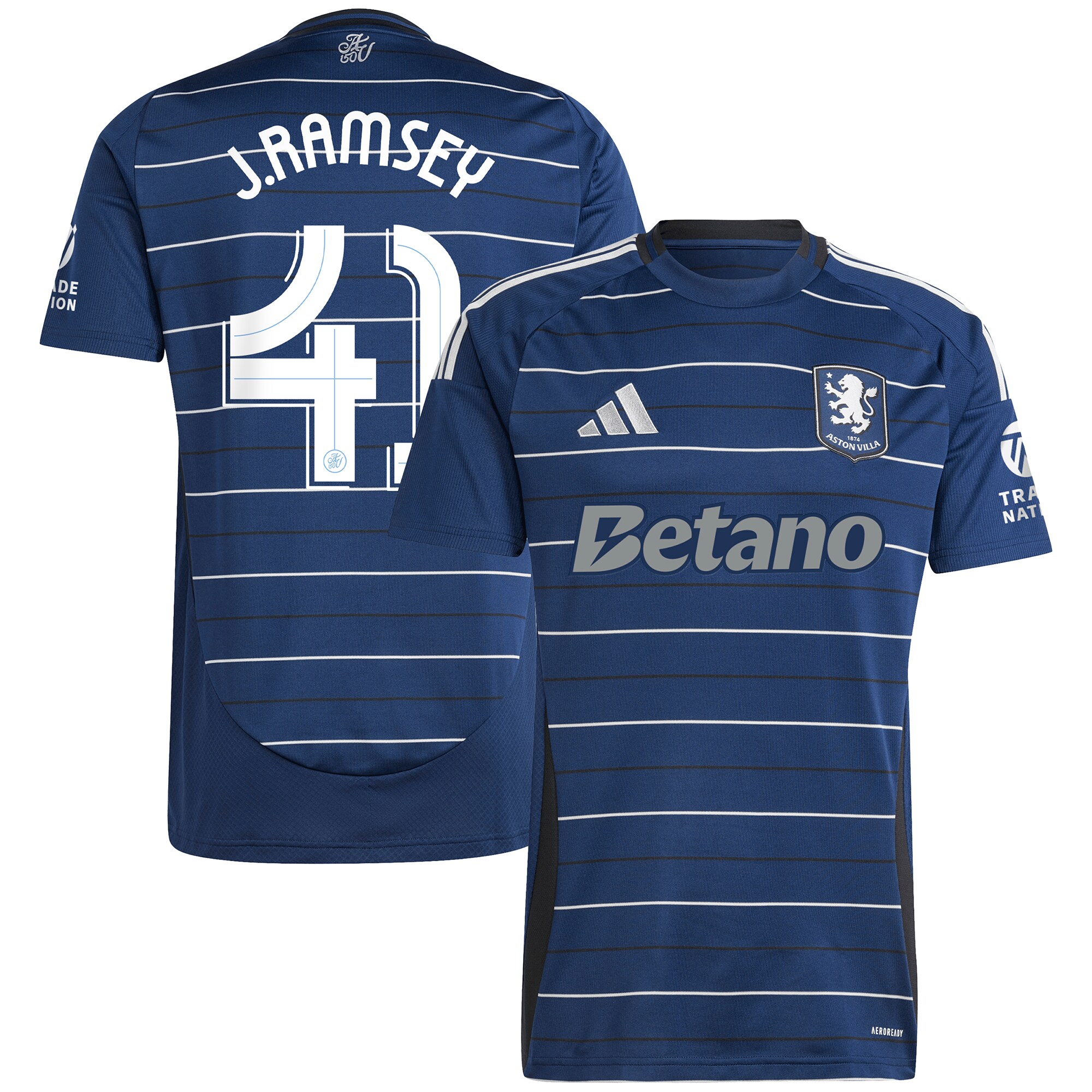 aston villa adidas third shirt 2024-25 with j. ramsey 41 cup printing Collection | Aston Villa Jerseys for True Fans