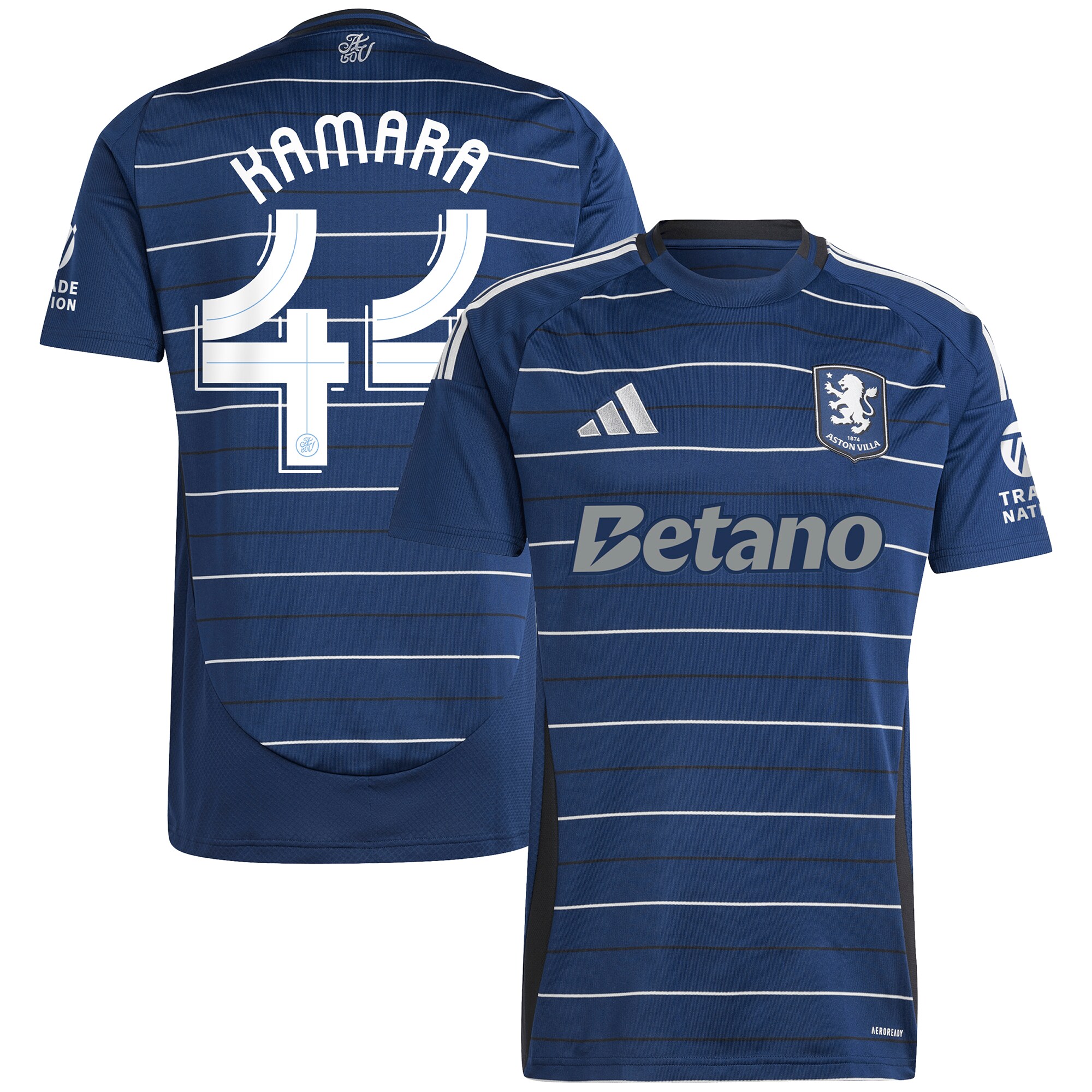aston villa adidas third shirt 2024-25 with kamara 44 cup printing Collection | Aston Villa Jerseys for True Fans