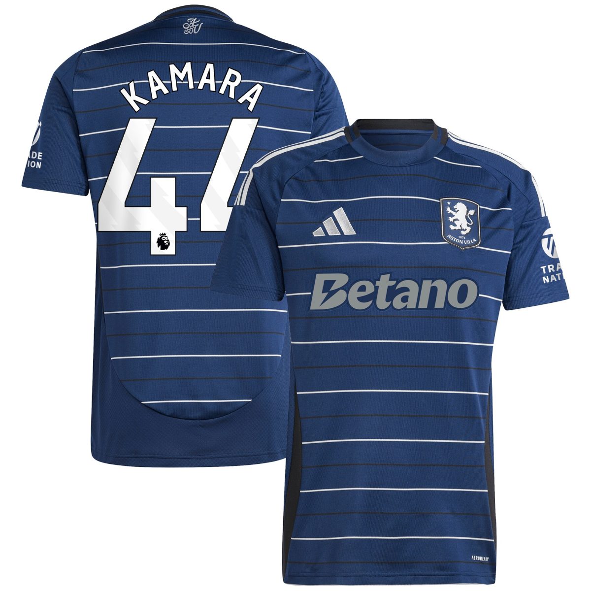 aston villa adidas third shirt 2024-25 with kamara 44 printing Collection | Aston Villa Jerseys for True Fans