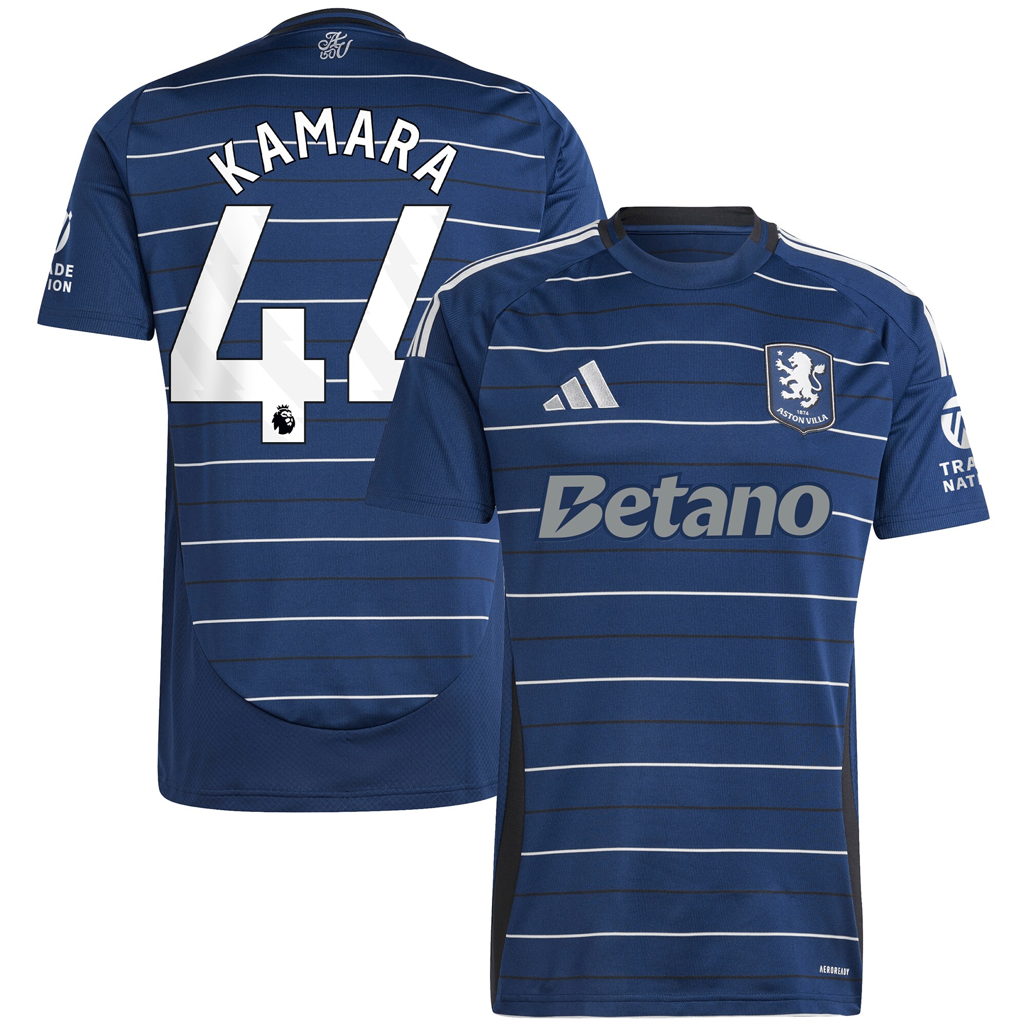aston villa adidas third shirt 2024-25 with kamara 44 printing Collection | Aston Villa Jerseys for True Fans