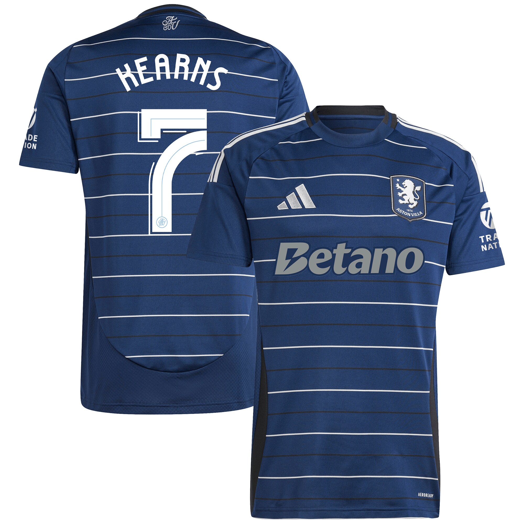 aston villa adidas third shirt 2024-25 with kearns 7 cup printing Collection | Aston Villa Jerseys for True Fans