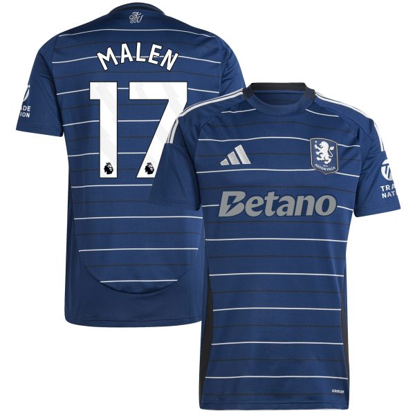 aston villa adidas third shirt 2024-25 with malen 17 printing Collection | Aston Villa Jerseys for True Fans