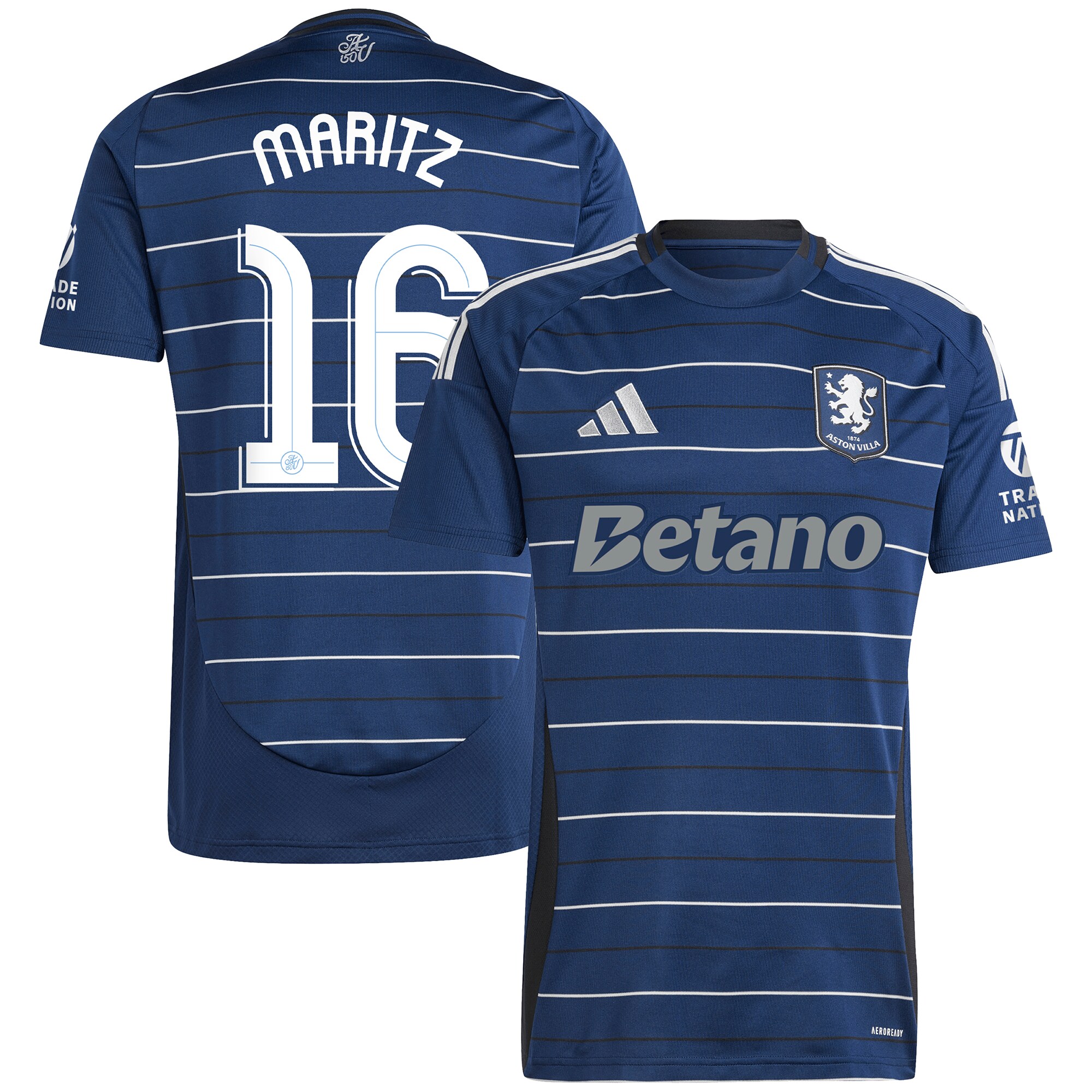 aston villa adidas third shirt 2024-25 with maritz 16 cup printing Collection | Aston Villa Jerseys for True Fans