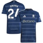 aston villa adidas third shirt 2024-25 with onana 24 printing Collection | Aston Villa Jerseys for True Fans