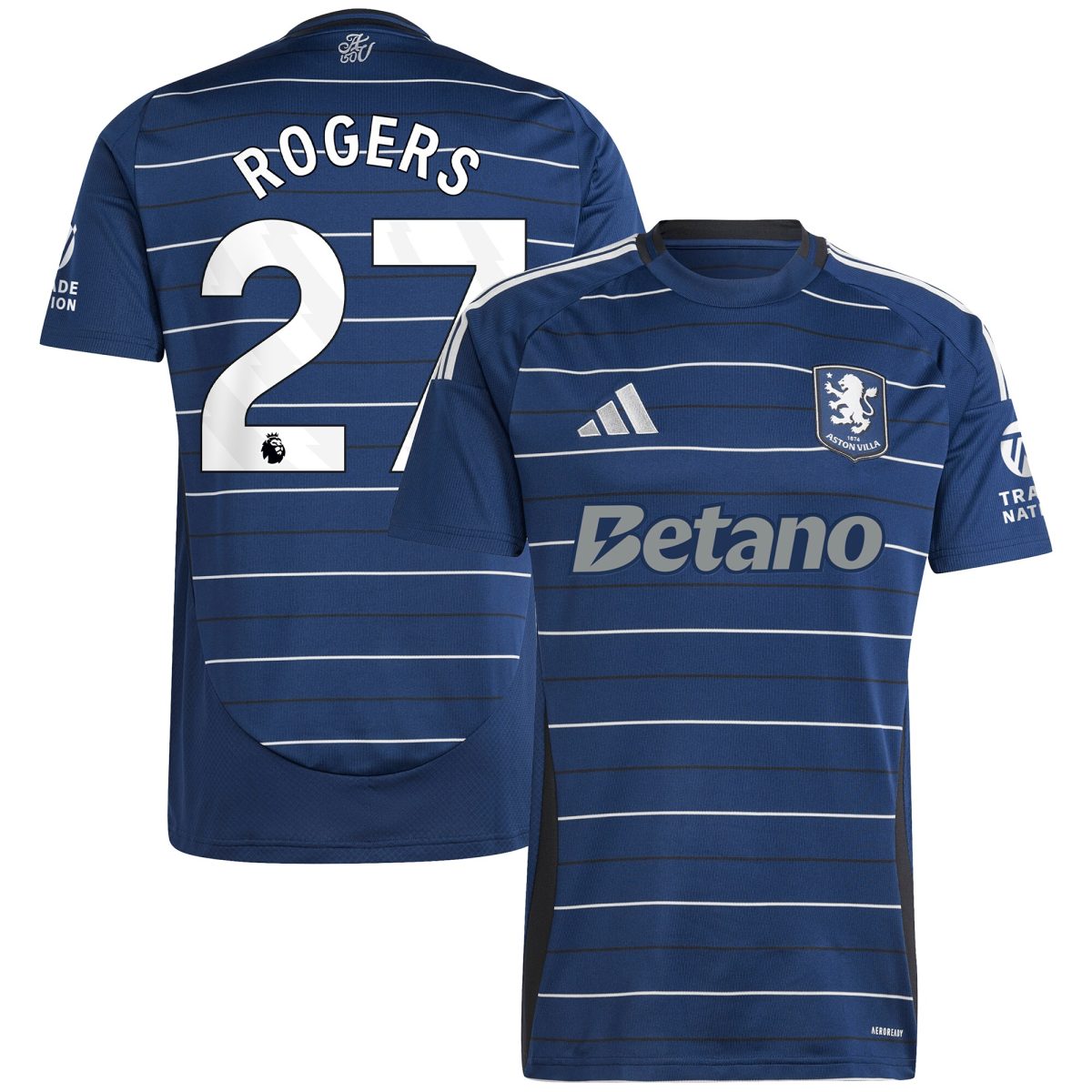 aston villa adidas third shirt 2024-25 with rogers 27 printing Collection | Aston Villa Jerseys for True Fans