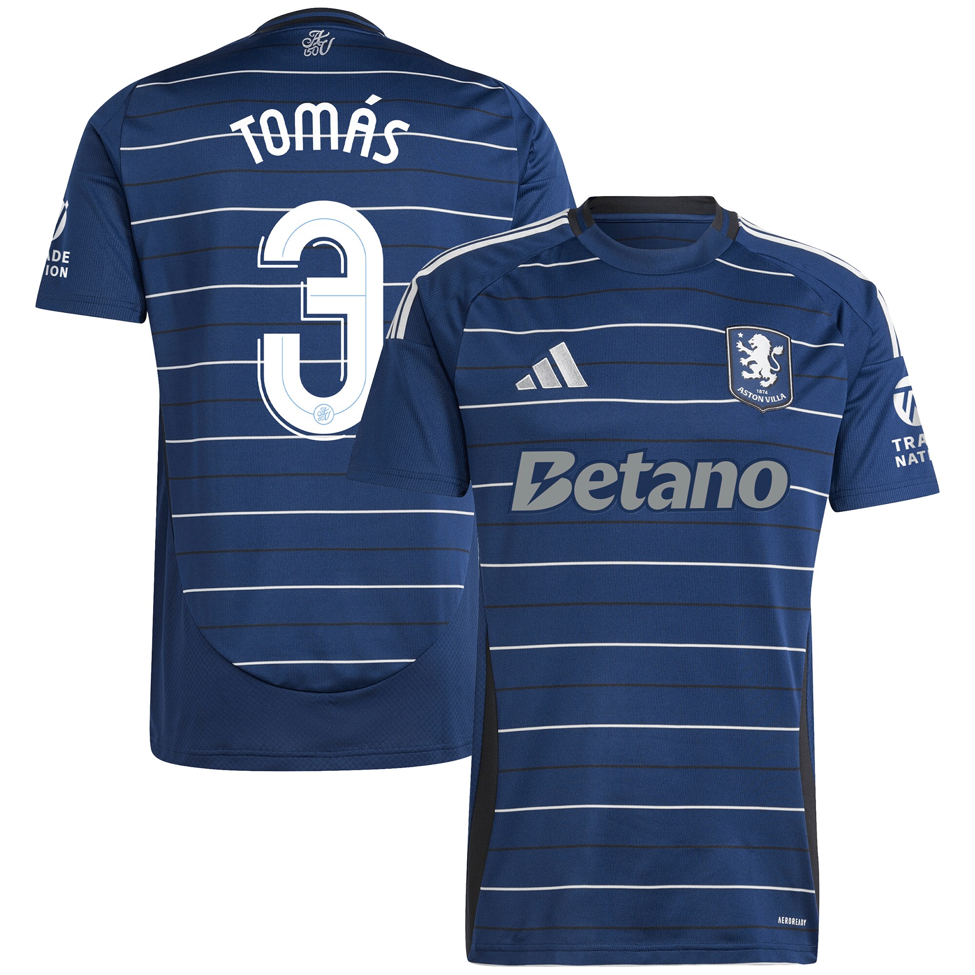 aston villa adidas third shirt 2024-25 with tomás 3 cup printing Collection | Aston Villa Jerseys for True Fans