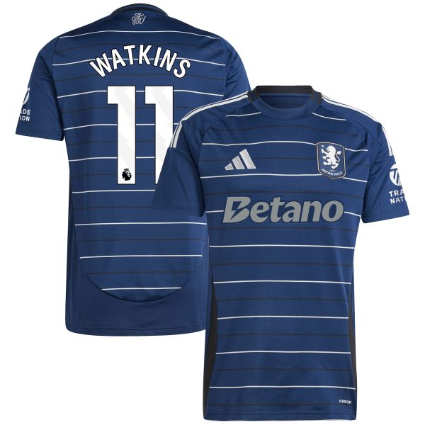 aston villa adidas third shirt 2024-25 with watkins 11 printing Collection | Aston Villa Jerseys for True Fans