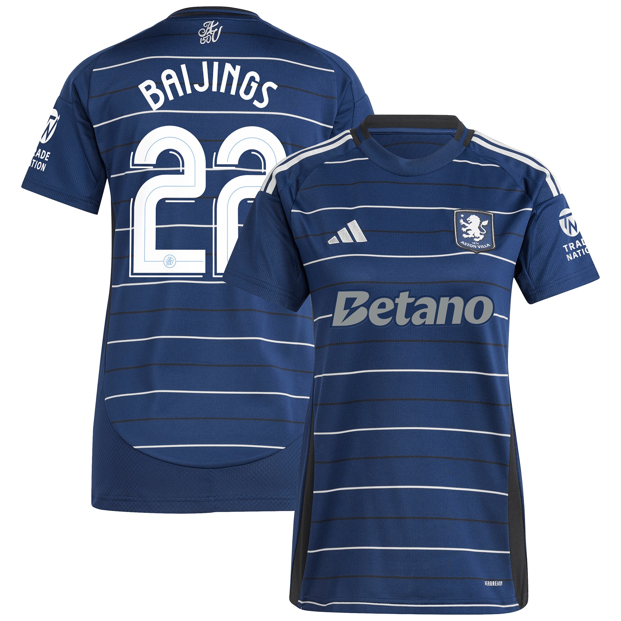 aston villa adidas third shirt 2024-25 – womens with baijings 22 cup printing Collection | Aston Villa Jerseys for True Fans