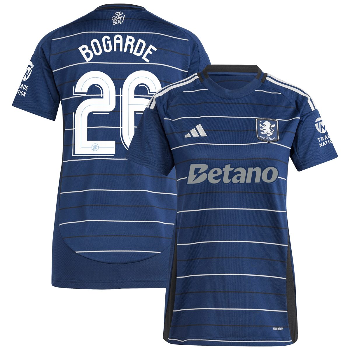 aston villa adidas third shirt 2024-25 – womens with bogarde 26 cup printing Collection | Aston Villa Jerseys for True Fans