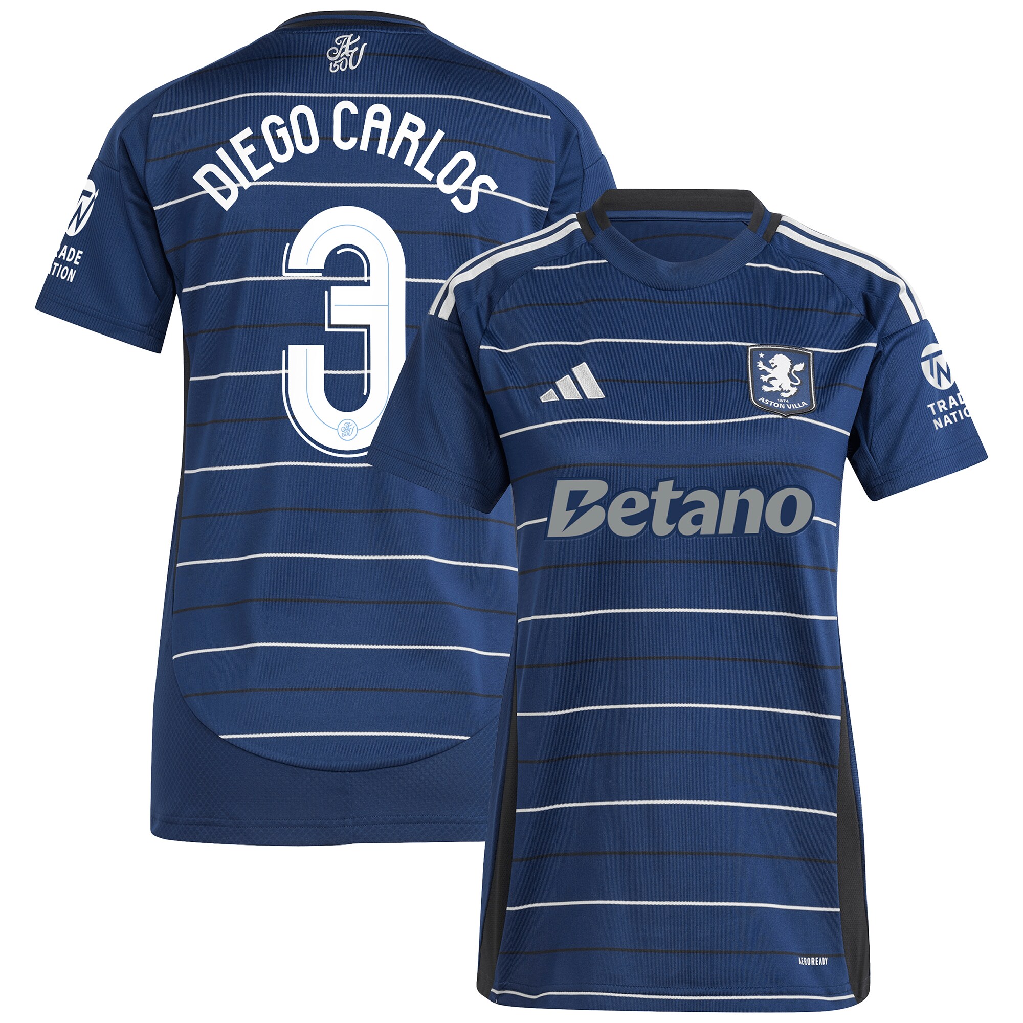 aston villa adidas third shirt 2024-25 – womens with diego carlos 3 cup printing Collection | Aston Villa Jerseys for True Fans