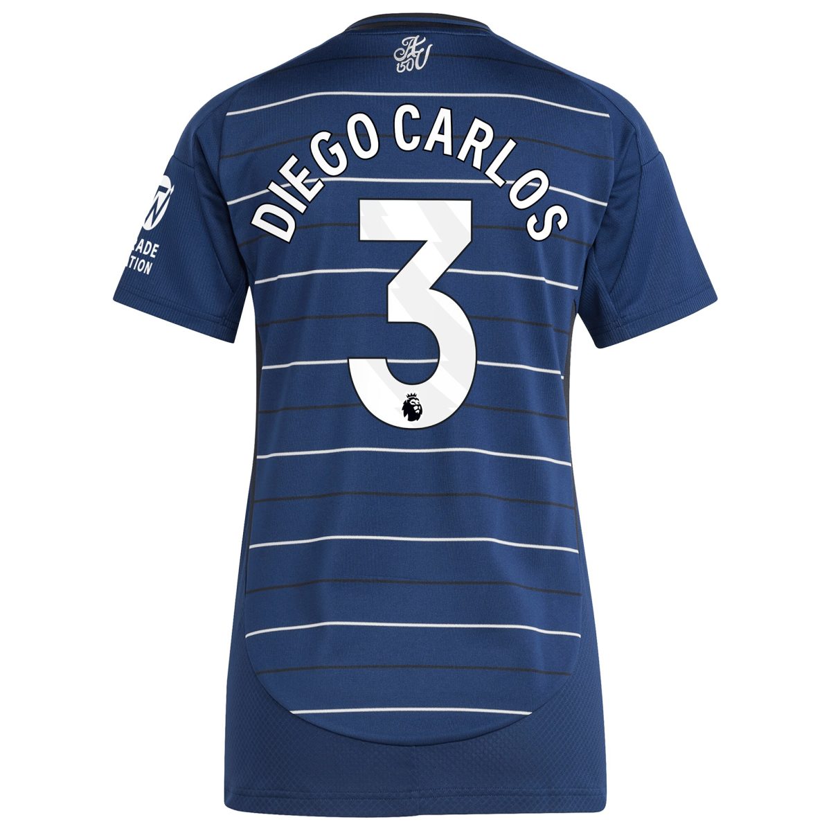 aston villa adidas third shirt 2024-25 – womens with diego carlos 3 printing Collection | Aston Villa Jerseys for True Fans