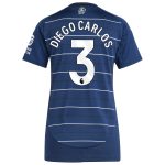 aston villa adidas third shirt 2024-25 – womens with diego carlos 3 printing Collection | Aston Villa Jerseys for True Fans