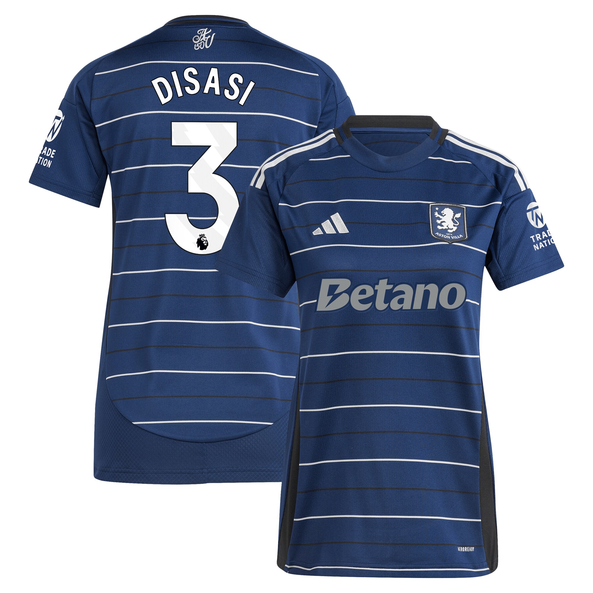 aston villa adidas third shirt 2024-25 – womens with disasi 3 printing Collection | Aston Villa Jerseys for True Fans