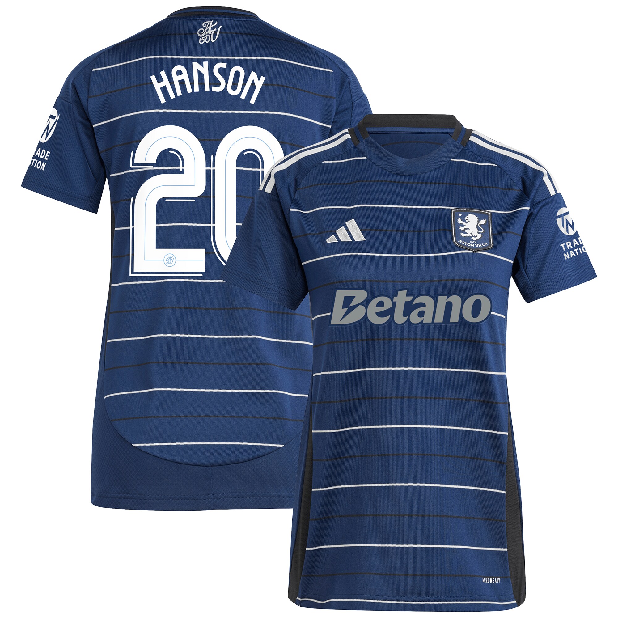 aston villa adidas third shirt 2024-25 – womens with hanson 20 cup printing Collection | Aston Villa Jerseys for True Fans